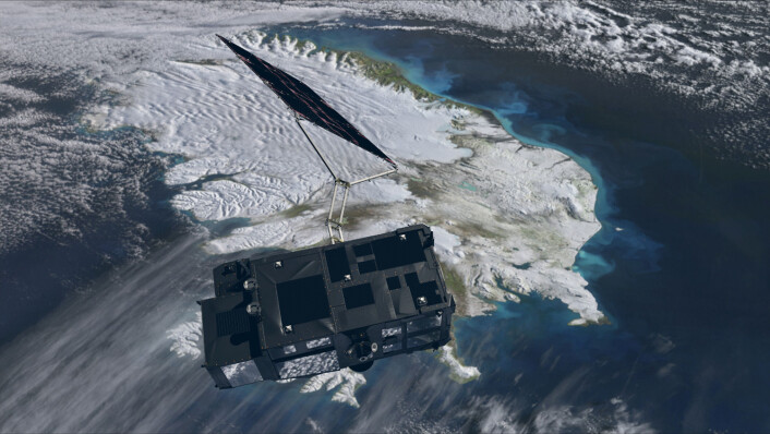 Sentinel-3 skal sveipe over enorme havstrekninger med høydemålende radar, infrarød temperaturmåler og fotoblikk som er følsomt der plankton og annet planteliv i havet har sin fargesignatur. Satellitten skal også kartlegge tykkelsen på havis og vannstanden i innsjøer og elver. (Foto: (Illustrasjon: ESA/ATG medialab)) Sentinel-3 skal sveipe over enorme havstrekninger med høydemålende radar, infrarød temperaturmåler og fotoblikk som er følsomt der plankton og annet planteliv i havet har sin fargesignatur. Satellitten skal også kartlegge tykkelsen på havis og vannstanden i innsjøer og elver. (Foto: (Illustrasjon: ESA/ATG medialab))