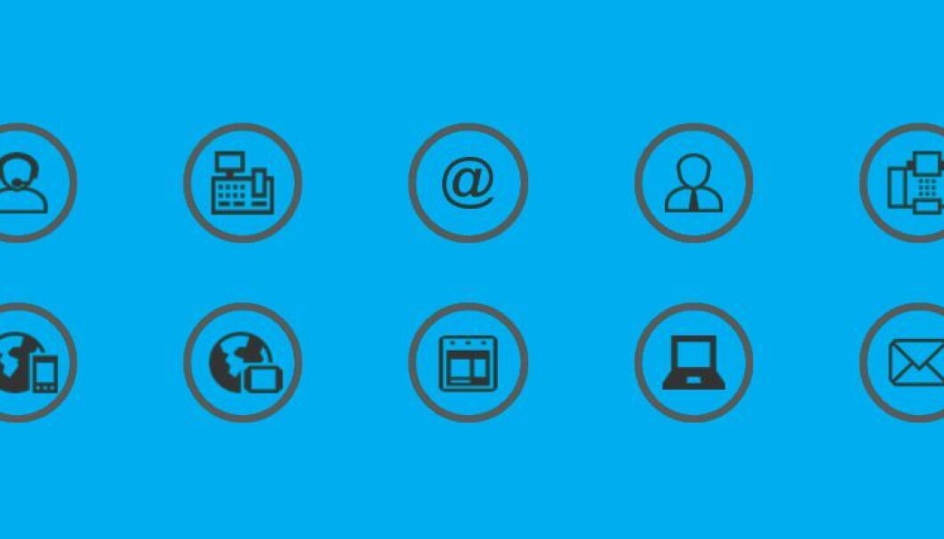 Different digital symbols. (Illustration: Sintef) Different digital symbols. (Illustration: Sintef)