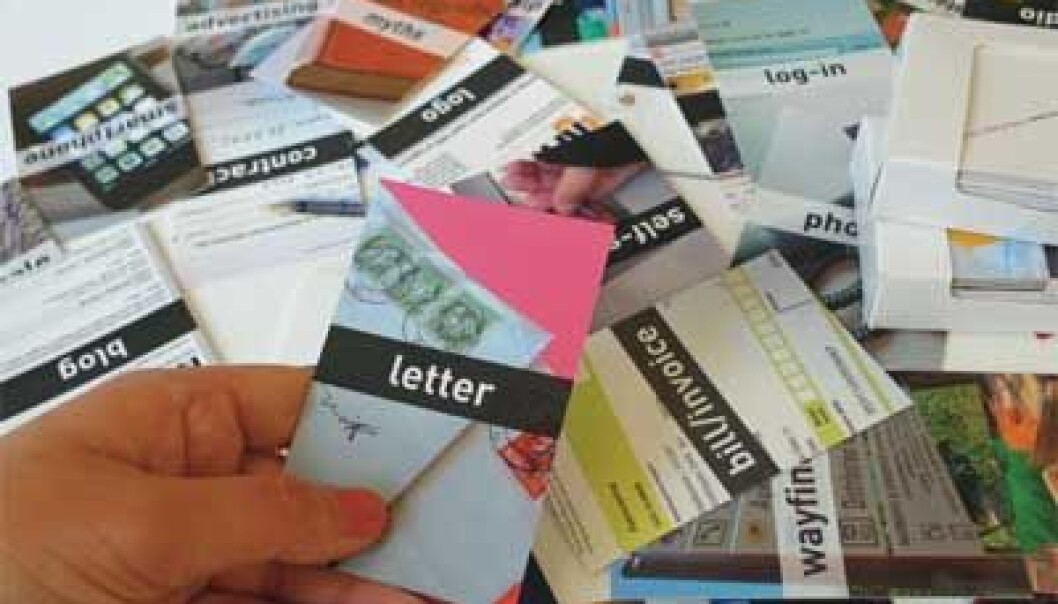 A card-based toolkit. (Photo: Simon Clatworthy, AHO) A card-based toolkit. (Photo: Simon Clatworthy, AHO)