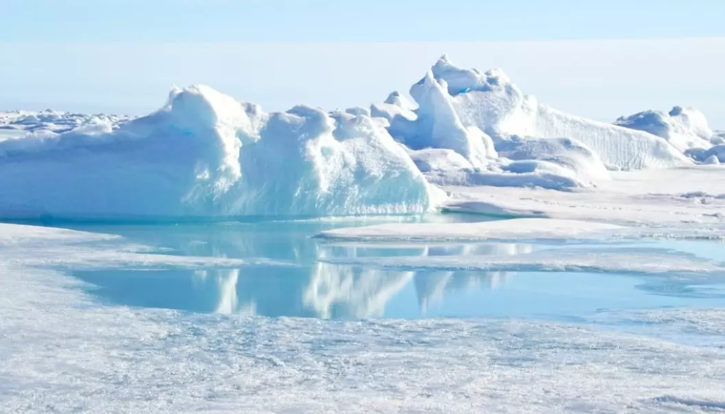 Rett før nyttår steg temperaturen på nordpolen til rundt 0 grader. Det er 30 grader varmere enn normalt på denne tiden av året.  (Foto: Christopher Wood/Shutterstock/NTB scanpix)
