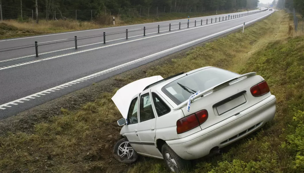 Sjåføren er en risikofaktor i mange av bilulykkene. (Foto: Bengt Olof Olsson/Bildhuset)