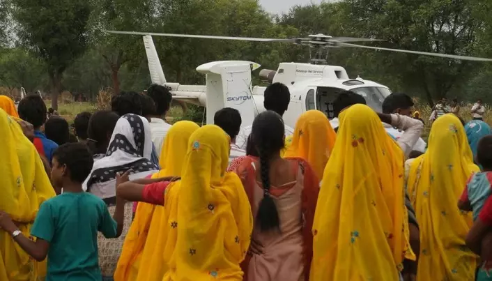 Helicopter technology to solve Indian water shortage