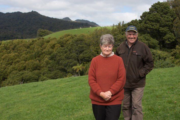 Sue og Bill Garland på Rahiri Farm. (Foto: Morten Günther) Sue og Bill Garland på Rahiri Farm. (Foto: Morten Günther)