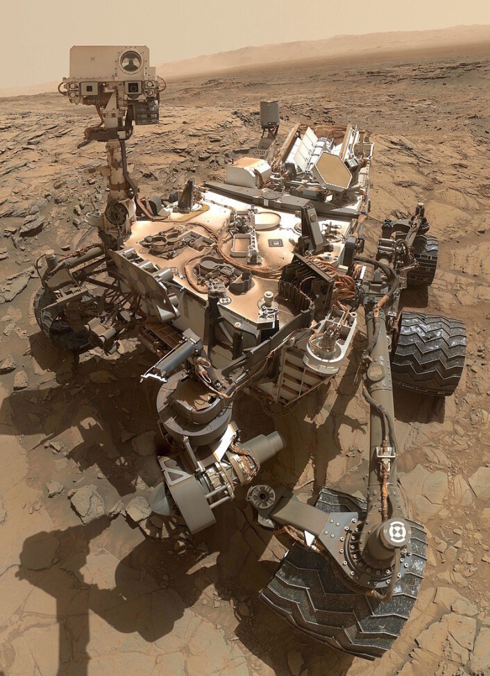 Curiositys "hode". (Foto: NASA) Curiositys "hode". (Foto: NASA)