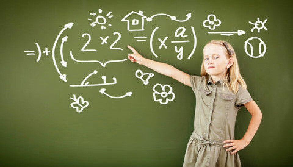 The researchers tested the math skills of 70 Norwegian fifth graders, aged 10.5 years on average. (Photo: Colourbox)