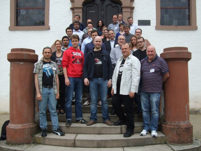 Deltagere på seminaret "Quality of Experience: From User Perception to Instrumental Metrics". (Foto: Schloss Dagstuhl) Deltagere på seminaret "Quality of Experience: From User Perception to Instrumental Metrics". (Foto: Schloss Dagstuhl)