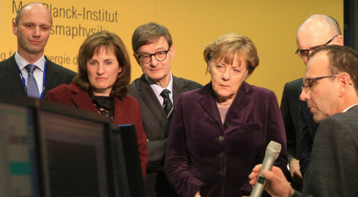 Angela Merkel skrudde på dunder-smultring