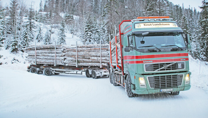 Larger logging trucks give less CO2 emissions