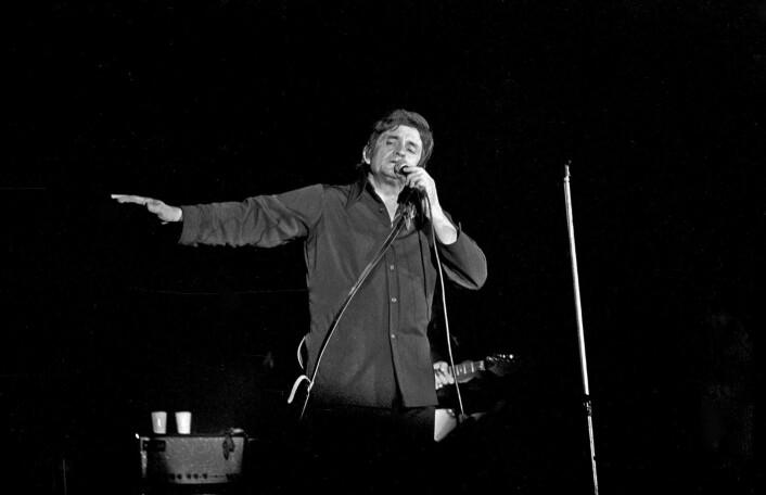 Hva ville Cash selv ha syntes om å få en tarantell oppkalt etter seg? Ikke godt å si. Her fra en konsert i Bremen i 1972. (Foto: Heinrich Klaffs, tilgjengeliggjort av Wikimedia Commons) Hva ville Cash selv ha syntes om å få en tarantell oppkalt etter seg? Ikke godt å si. Her fra en konsert i Bremen i 1972. (Foto: Heinrich Klaffs, tilgjengeliggjort av Wikimedia Commons)