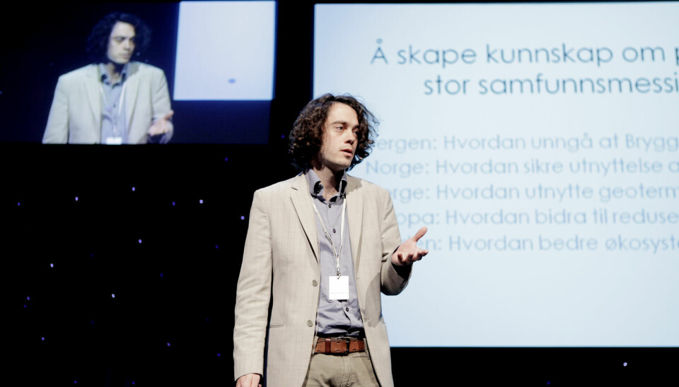 Matematikkprofessor Jan Martin Nordbotten, kjent fra TV-serien «Norges smarteste» på NRK, leder et av prosjektene som nå har fått penger. (Foto: Paul Sigve Amundsen, Samfoto, NTB scanpix)