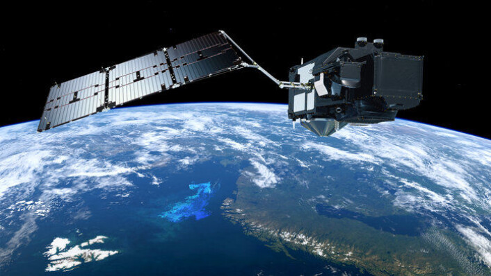 Sentinel-3 skal holde øye med blant annet overflatetemperaturen og fargen i havet og plantedekket på land. Flere norske etater vil bruke dataene fra Sentinel-3. (Foto: ESA/ATG medialab) Sentinel-3 skal holde øye med blant annet overflatetemperaturen og fargen i havet og plantedekket på land. Flere norske etater vil bruke dataene fra Sentinel-3. (Foto: ESA/ATG medialab)
