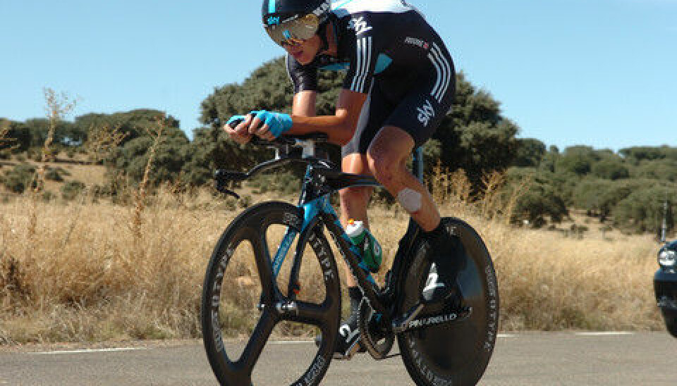 Chris Froome under Vuelta a España i 2011. (Foto: Colourbox)