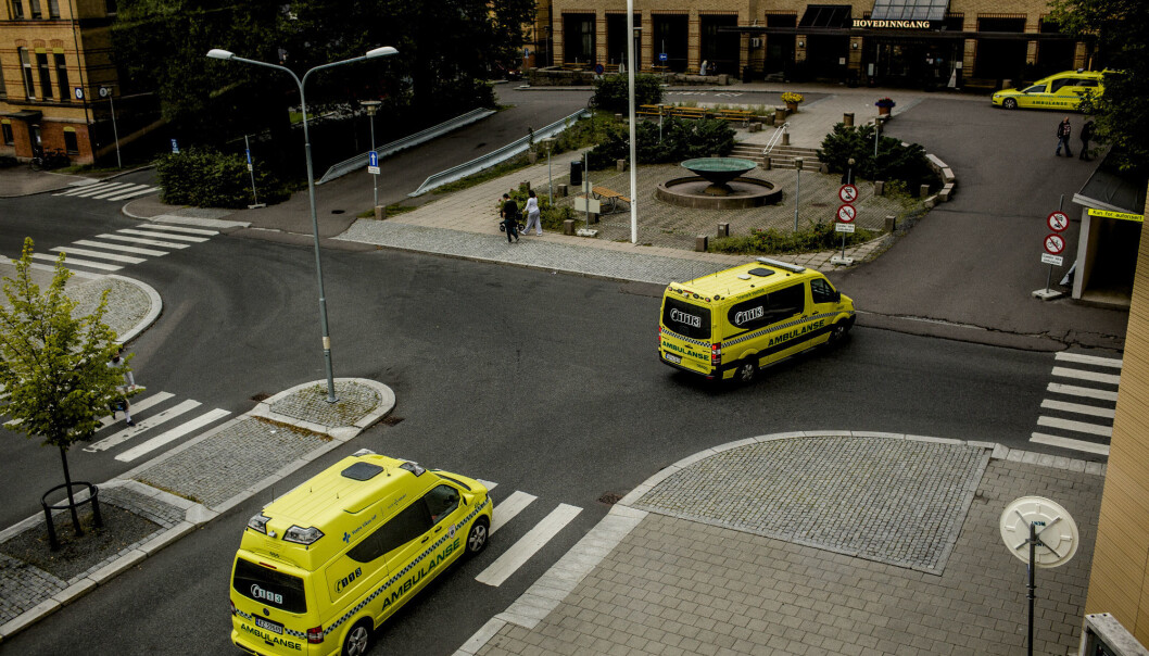 In front of Ullevål Hospital in Oslo, Norway. One of the four hospitals that were merged into one giant hospital 2009. (Photo: Stian Lysberg Solum, NTB Scanpix) In front of Ullevål Hospital in Oslo, Norway. One of the four hospitals that were merged into one giant hospital 2009. (Photo: Stian Lysberg Solum, NTB Scanpix)