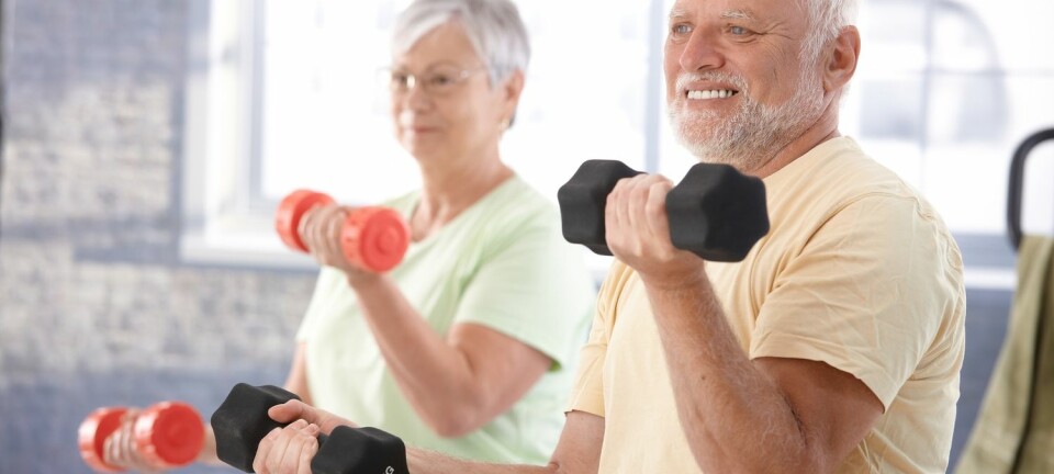 Å trene gir mange positive helseeffekter som gjør at vi lever lengre. Nå vil forskere utvikle en pille som gir de samme helseeffektene. (Illustrasjonsfoto: Shutterstock, NTB scanpix)
