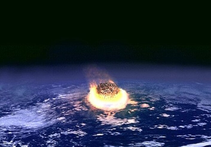 Kollisjoner med kometer og asteroider kan ha ført til økologiske katastrofer i jordens fortid. Nå oppretter NASA et eget kontor for å samordne aktivitetene som skal hindre at det skjer igjen. (Foto: (Illustrasjon: NASA)) Kollisjoner med kometer og asteroider kan ha ført til økologiske katastrofer i jordens fortid. Nå oppretter NASA et eget kontor for å samordne aktivitetene som skal hindre at det skjer igjen. (Foto: (Illustrasjon: NASA))