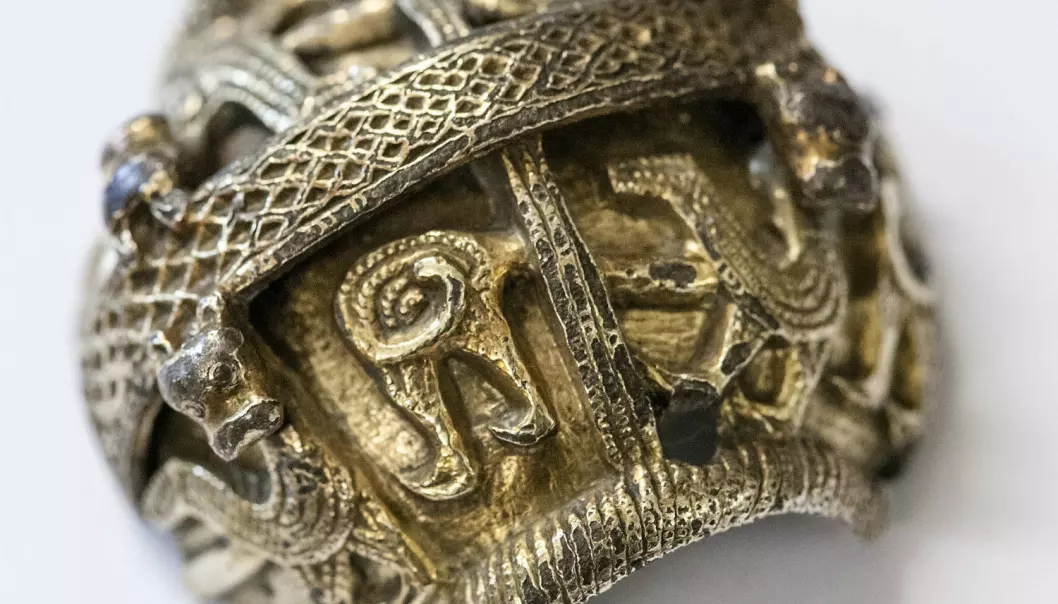 If Norwegian Vikings had not stolen this part of a British crozier, it would have almost certainly been lost. (Photo: Åge Hojem/NTNU University Museum)