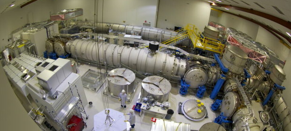 LIGO, hvor gravitasjonsbølger kanskje har blitt oppdaget. (Foto: Caltech/MIT/LIGO Lab)