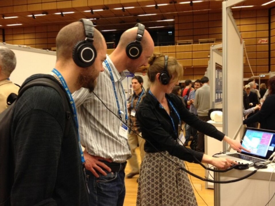 From the European Geoscience Union Conference in Vienna in April this year. (Photo: Gunhild M. Haugnes)