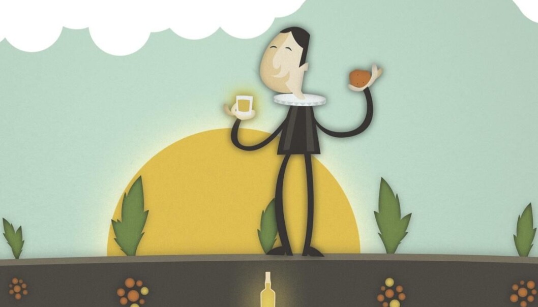 The potato priests contributed significantly to spreading the message of the potato to Norwegians. The fact that the potato was used for liquor production, probably didn’t harm the potato’s popularity with the common man. (Illustration: Tini Malitius/University of Bergen) The potato priests contributed significantly to spreading the message of the potato to Norwegians. The fact that the potato was used for liquor production, probably didn’t harm the potato’s popularity with the common man. (Illustration: Tini Malitius/University of Bergen)