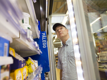 SINTEF research scientist Armin Hafner chose non-standard energy conservation technologies for the award-winning supermarket. Measurements of energy consumption will now lay the foundations for less expensive series production of systems that other stores can also use. (Photo: SINTEF/Thor Nielsen) SINTEF research scientist Armin Hafner chose non-standard energy conservation technologies for the award-winning supermarket. Measurements of energy consumption will now lay the foundations for less expensive series production of systems that other stores can also use. (Photo: SINTEF/Thor Nielsen)
