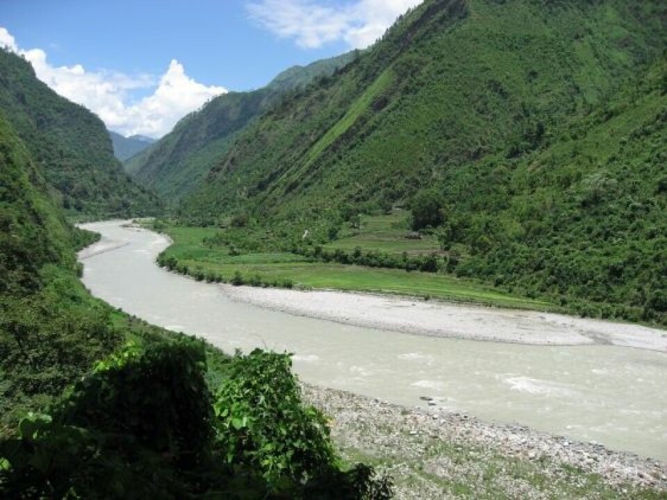 The Seti River in Western Nepal. Site of the planned West Seti Hydropower Project. (Photo: International Rivers, flickr)