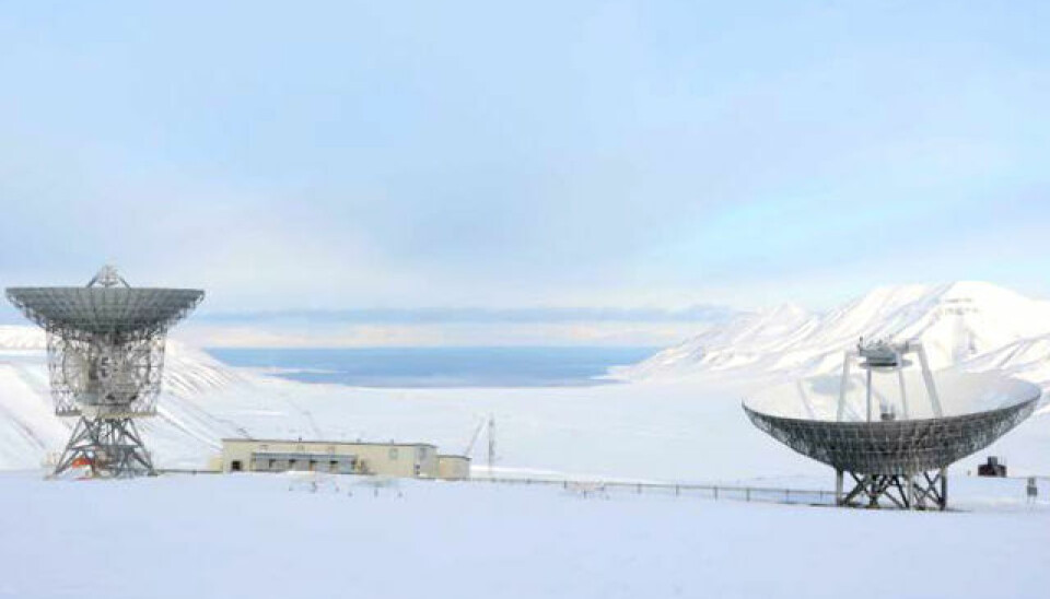 The Birkeland Centre for Space Science has a research outpost on the Svalbard islands, in the Arctic. From here they conduct trials to observe electric currents in space. (Photo: Kim E. Andreassen)
