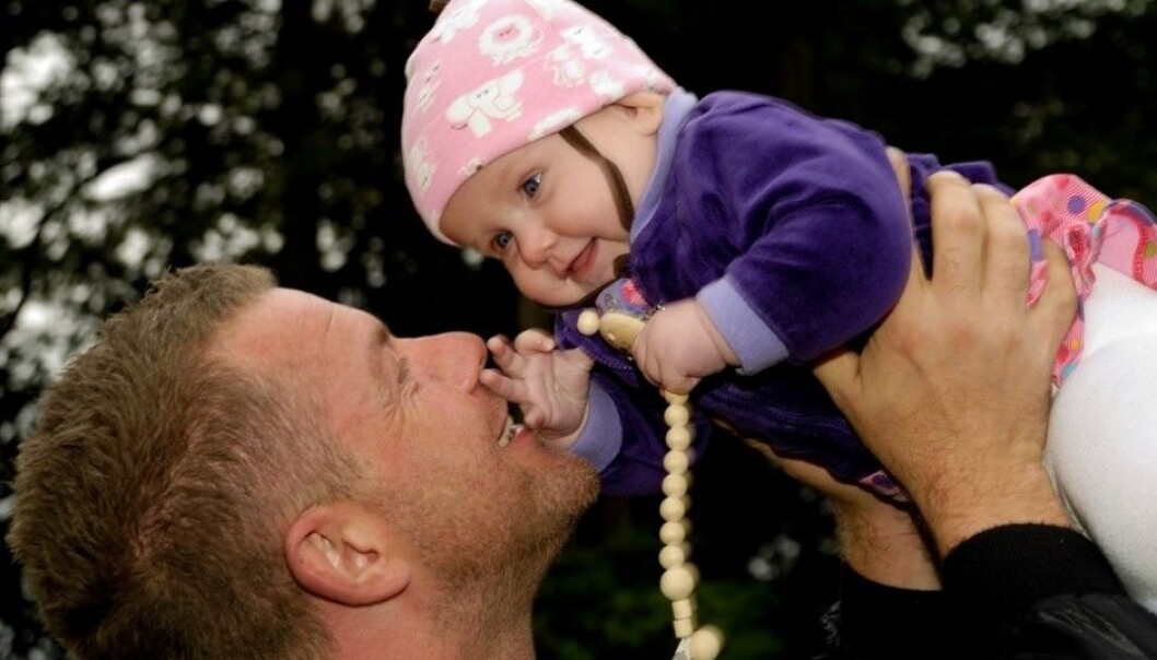 The way fathers spend time with their child during its first year is significant for the child’s development. Paternal leave is therefore important, according to researcher. (Photo: Colourbox) The way fathers spend time with their child during its first year is significant for the child’s development. Paternal leave is therefore important, according to researcher. (Photo: Colourbox)