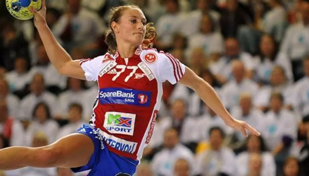 Camilla Herrem and the other women at Norway's national handball team is not seen as less tough than her male counterparts, shows new study. (Photo: Solfrid T. Nordbakk/Wikimedia Commons)