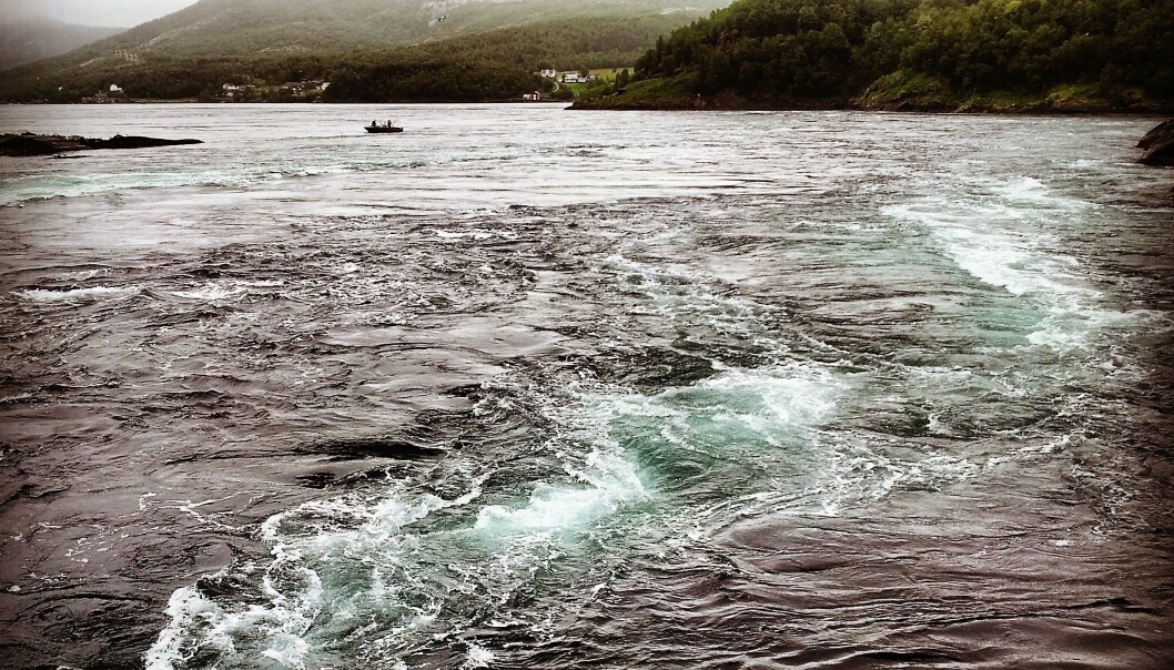 Saltstraumen er ein av landets største turistattraksjonar. (Foto: Gudmund Løvø, NGU) Saltstraumen er ein av landets største turistattraksjonar. (Foto: Gudmund Løvø, NGU)