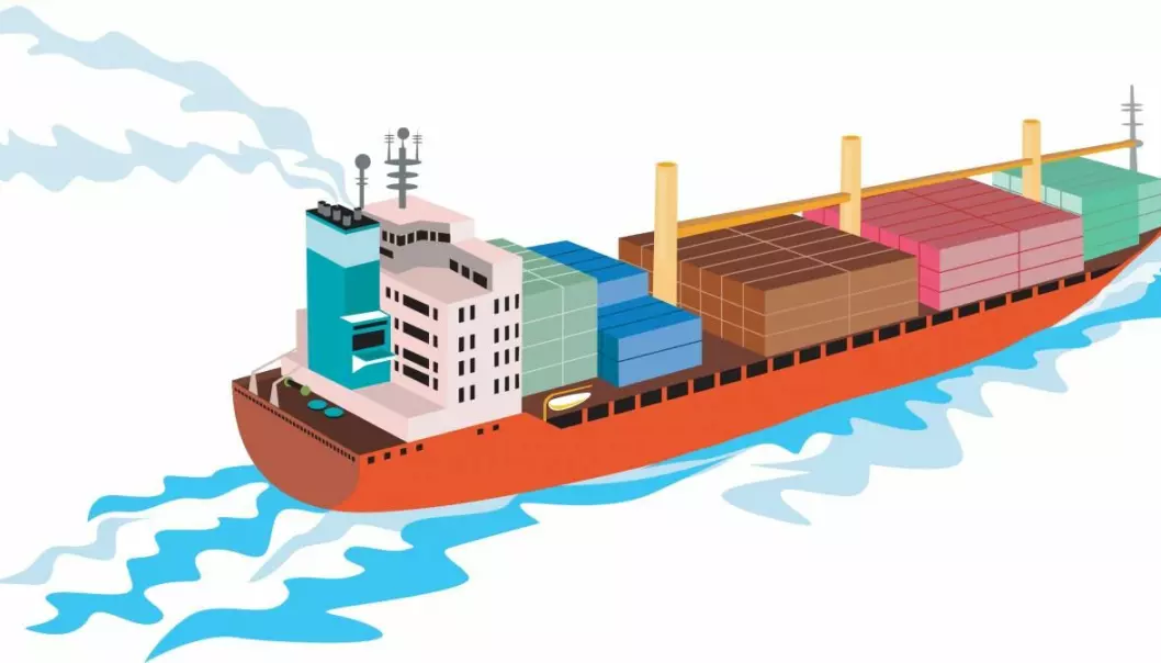 The shipping industry is currently dependent on fossil fuels. The aim of the new research project Maritime SHIFT is to develop new ship engines, based on renewable energy sources. (Photo: Colourbox)