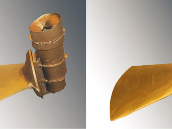 The current feeder to the left, the new feeder to the right. (Photo: Photo: Oshaug Metall/Arnt Jørgen Sønslien) The current feeder to the left, the new feeder to the right. (Photo: Photo: Oshaug Metall/Arnt Jørgen Sønslien)