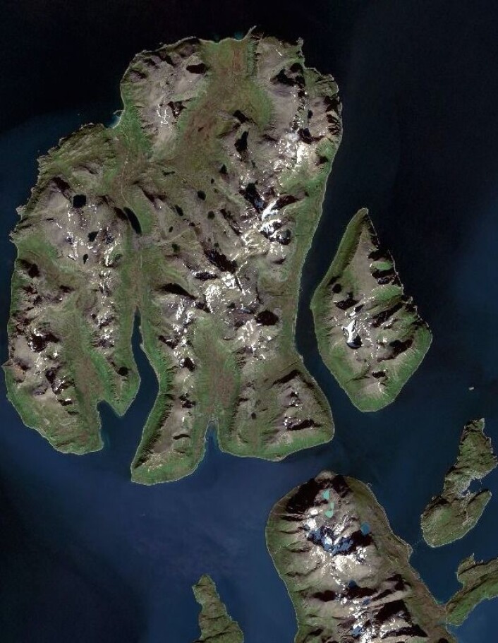 En fin høstdag ute ved kysten. (Bilde: Copernicus Sentinel data (2015). Prosessering: Institutt for geofag/UiO) En fin høstdag ute ved kysten. (Bilde: Copernicus Sentinel data (2015). Prosessering: Institutt for geofag/UiO)