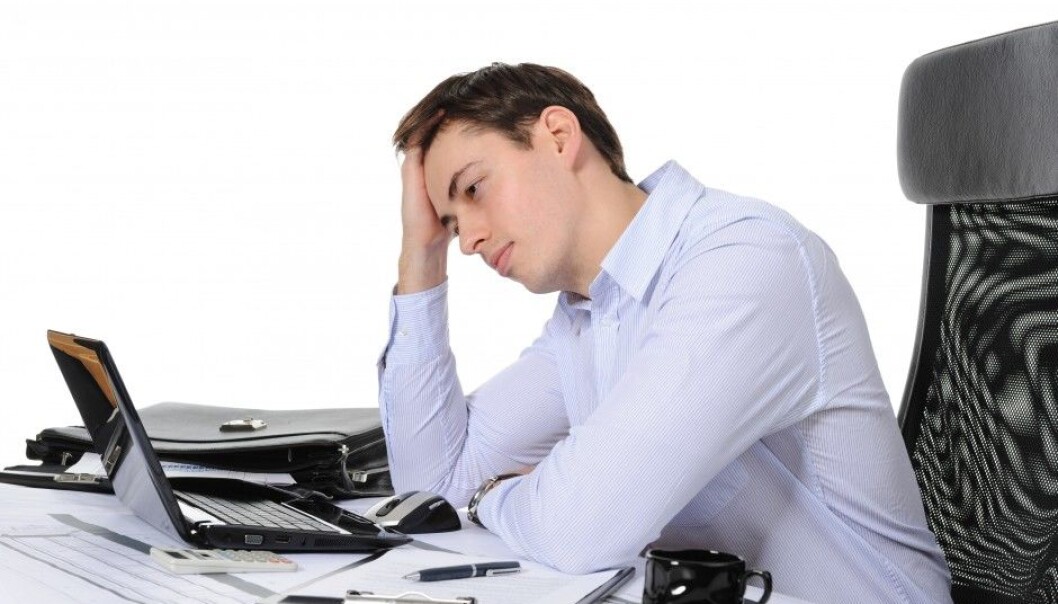 People who are stressed out at work spend less time working out. (Illustration: Colourbox) People who are stressed out at work spend less time working out. (Illustration: Colourbox)