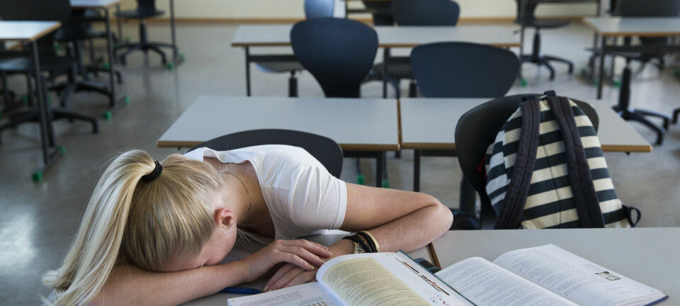 Ungdommer med mange symptomer på ADHD har større søvnbehov enn andre. Likevel sover de enda mindre enn andre unge på samme alder, viser en ny studie blant 10 000 unge mellom 16 og 19 år fra Hordaland. (Foto: Illustrasjonsfoto NTB Scanpix)
