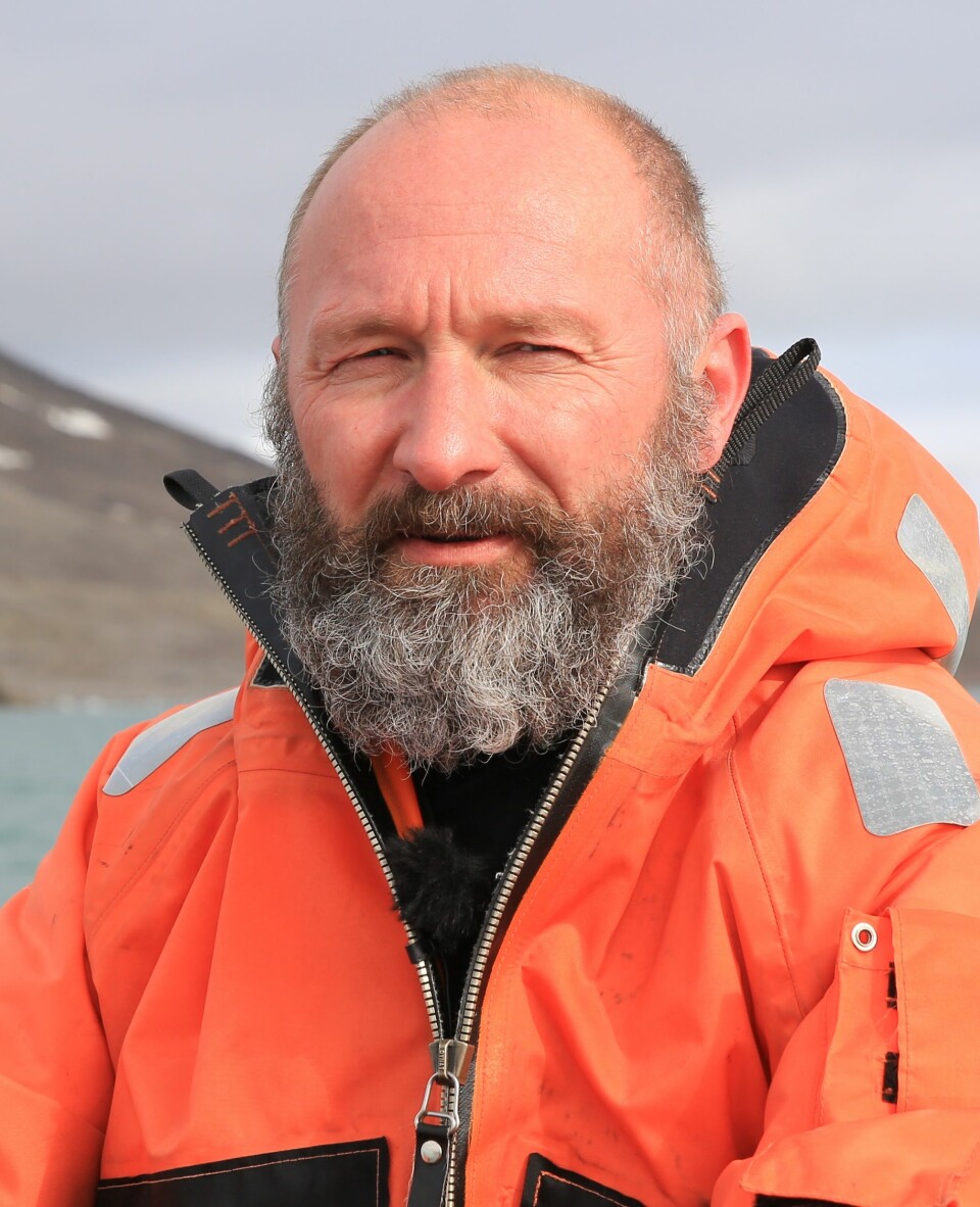 Richard Bellerby er professor ved Norsk institutt for vannforskning, NIVA.  (Foto: Ingvill Warholm, Warholm Film)