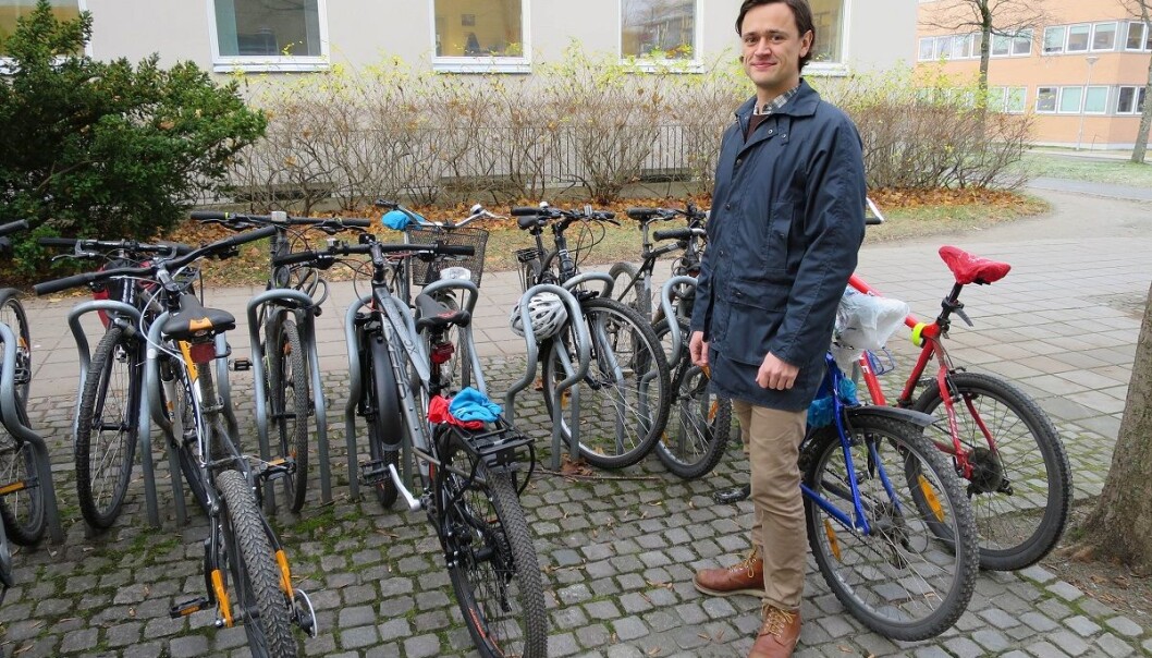 Bilfri dag er ett av sju tiltak som monner, ifølge NTNU-forsker Kjartan Steen-Olsen. Da er sykkelen god å ha. (Foto: Maren Agdestein, NTNU) Bilfri dag er ett av sju tiltak som monner, ifølge NTNU-forsker Kjartan Steen-Olsen. Da er sykkelen god å ha. (Foto: Maren Agdestein, NTNU)