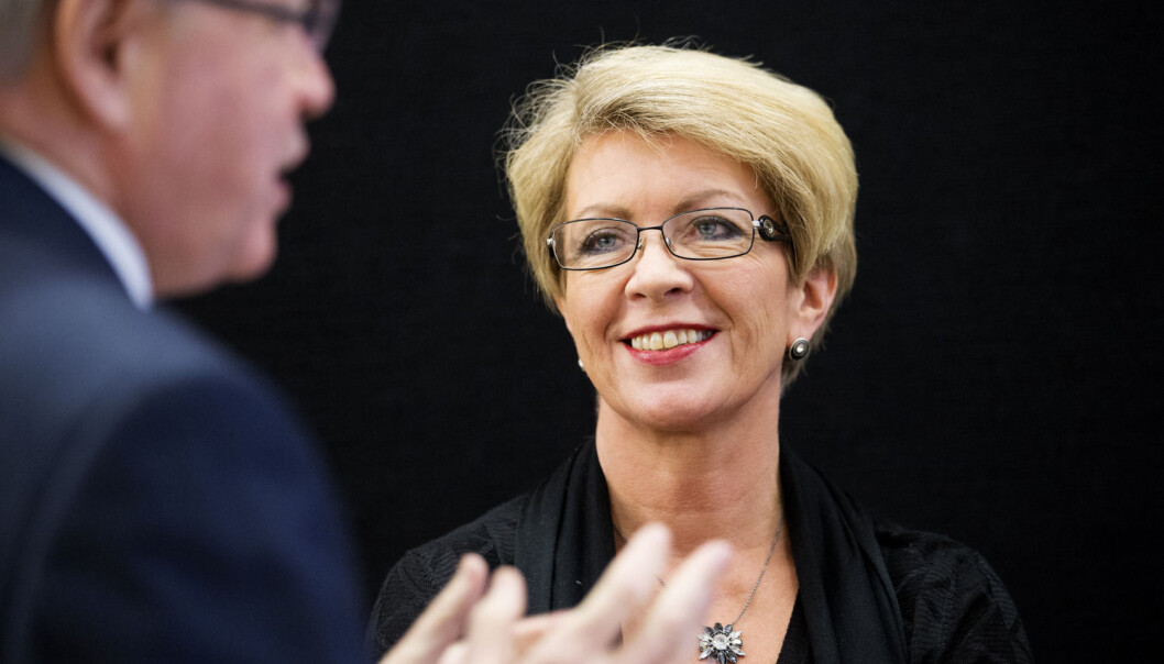 Åslaug Haga resigned in 2008. (Photo: Scanpix) Åslaug Haga resigned in 2008. (Photo: Scanpix)