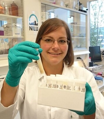 Postdoktor Therese Haugdahl Nøst har vært med på å analysere luftprøver fra Chittagong for miljøgifter, og resultatene viser helsefarlige nivåer. (Foto: Linda Hanssen/NILU) Postdoktor Therese Haugdahl Nøst har vært med på å analysere luftprøver fra Chittagong for miljøgifter, og resultatene viser helsefarlige nivåer. (Foto: Linda Hanssen/NILU)