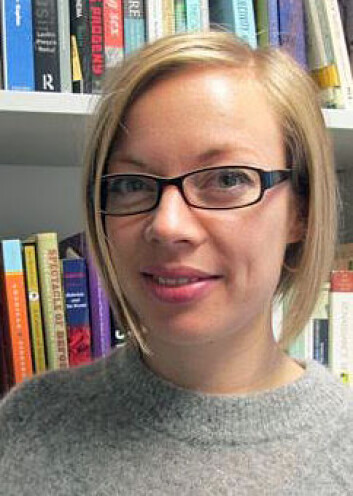 Sara Orning har forsket på hvordan det å ha ansvar for barn påvirker menns og kvinners karrieremuligheter i akademia. (Foto: Ida Roland Birkvad) Sara Orning har forsket på hvordan det å ha ansvar for barn påvirker menns og kvinners karrieremuligheter i akademia. (Foto: Ida Roland Birkvad)