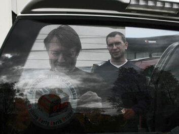 Victor Melezhik and Aivo Lepland preparing their vehicle for the five-month spell of fieldwork in northwestern Russia in 2007. (Photo: Gudmund Løvø) Victor Melezhik and Aivo Lepland preparing their vehicle for the five-month spell of fieldwork in northwestern Russia in 2007. (Photo: Gudmund Løvø)