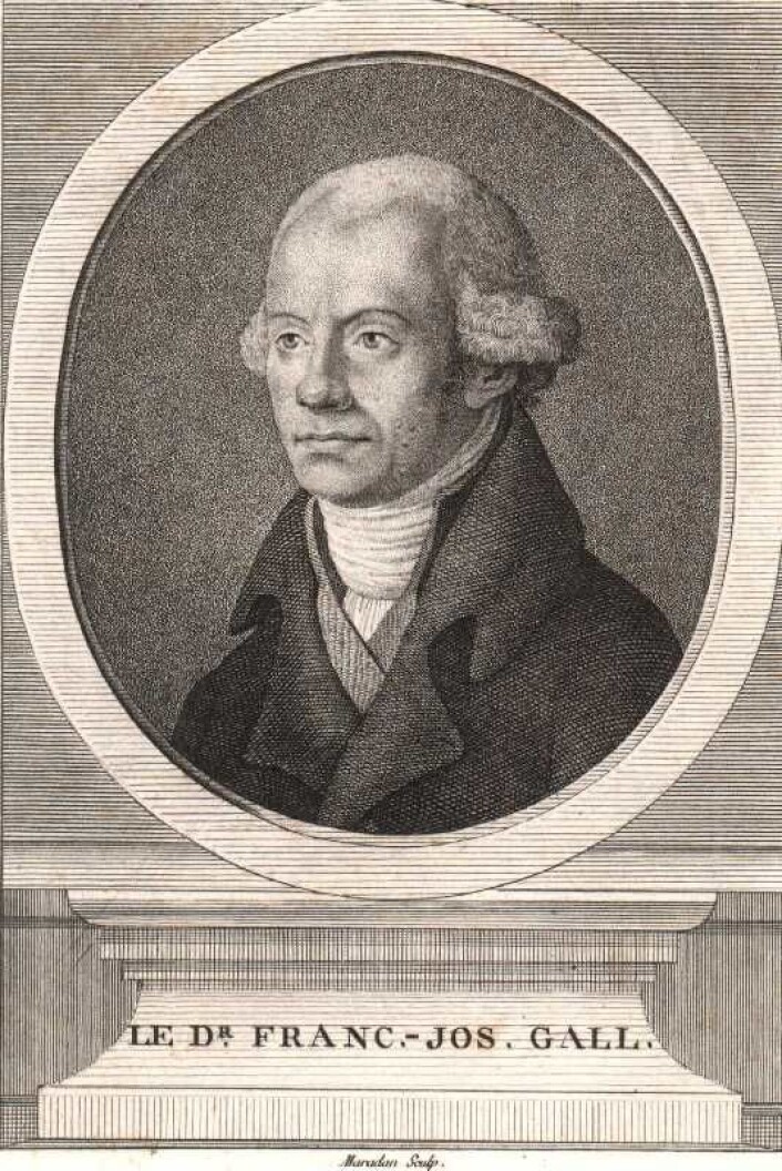 Franz Joseph Gall (1758 - 1828) regnes som frenologiens far. (Foto: (Bilde: Ukjent opphav/Wikimedia commons.)) Franz Joseph Gall (1758 - 1828) regnes som frenologiens far. (Foto: (Bilde: Ukjent opphav/Wikimedia commons.))