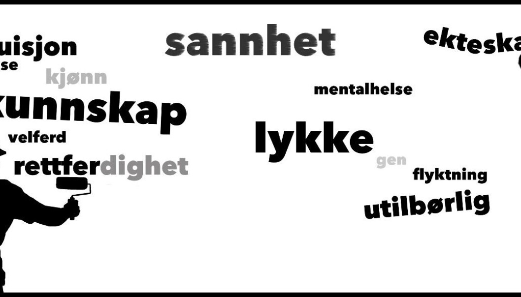 Defekte begreper kan låse oss fast i en bestemt måte å tenke på. Nye begreper kan gi nye muligheter. (Illustrasjon: Annica Thomsson) Defekte begreper kan låse oss fast i en bestemt måte å tenke på. Nye begreper kan gi nye muligheter. (Illustrasjon: Annica Thomsson)