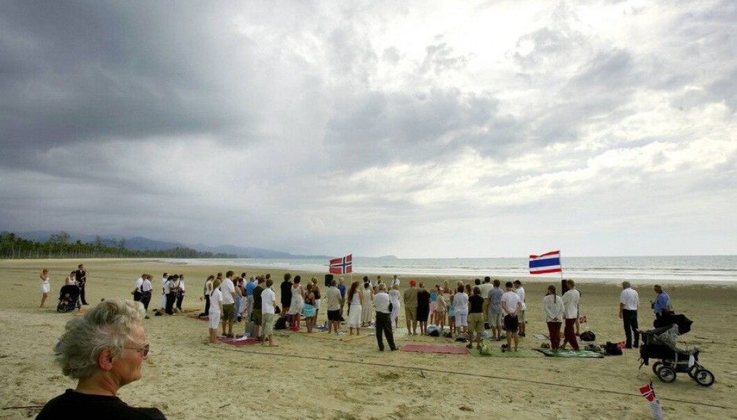 The 26 December 2004 Asian Tsunami claimed the lives of almost a quarter million people. One year later, 84 Norwegian victims are commemorated on the beach in Khao Lak. The 26 December 2004 Asian Tsunami claimed the lives of almost a quarter million people. One year later, 84 Norwegian victims are commemorated on the beach in Khao Lak.