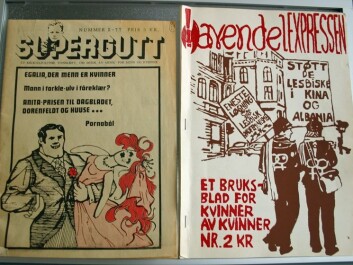 The Queer Archive keeps track of approximately fifty fanzines and journals from the Norwegian lgbt movement through history. (Photo: Ida Irene Bergstrøm) The Queer Archive keeps track of approximately fifty fanzines and journals from the Norwegian lgbt movement through history. (Photo: Ida Irene Bergstrøm)