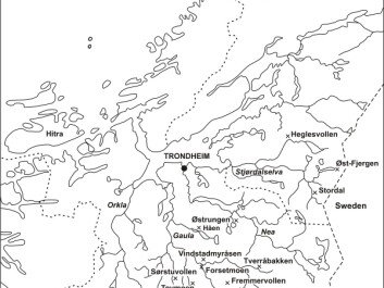 Places that testify to iron production in Trøndelag: Heglesvollen, Øst-Fjergen, Stordalen, Østrungen, Tovmoen, Storbekkøya, Vårhussetra, Tverråbakken are all sites from the Early Iron Age that have undergone archaeometallurgical study. Places that testify to iron production in Trøndelag: Heglesvollen, Øst-Fjergen, Stordalen, Østrungen, Tovmoen, Storbekkøya, Vårhussetra, Tverråbakken are all sites from the Early Iron Age that have undergone archaeometallurgical study.