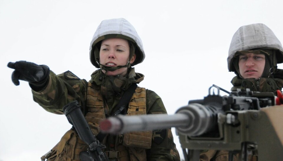 Female soldiers today have a high tolerance for the masculine culture in the military. This may change with the introduction of female conscription. (Photo: Johannes Roaldsen Fürst/The Norwegian Armed Forces)