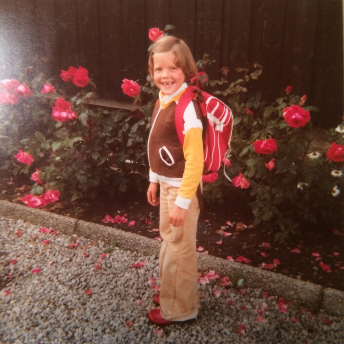 Bloggforfatteren som spent førsteklassing i 1978. (Foto: Privat) Bloggforfatteren som spent førsteklassing i 1978. (Foto: Privat)
