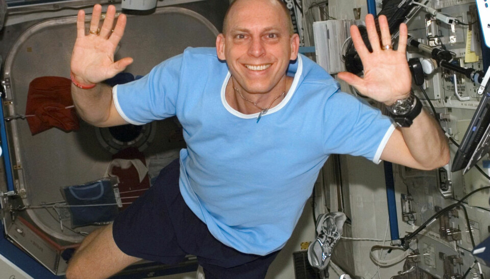 Du vil ikke tro hva astronaut Clayton C. Anderson gjorde på den internasjonale romstasjonen... (Foto: NASA)
