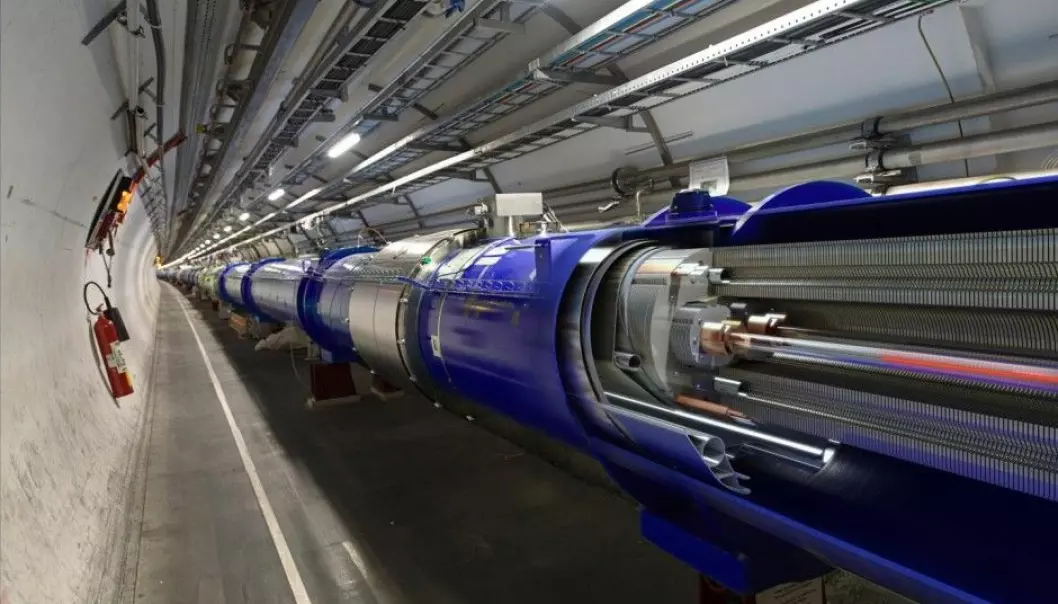 The particle accelerator at CERN, Large Hadron Collider, is the world's largest and most powerful particle collider, the largest, most complex experimental facility ever built, and the largest single machine in the world. (Photo: Daniel Dominguez, CERN)
