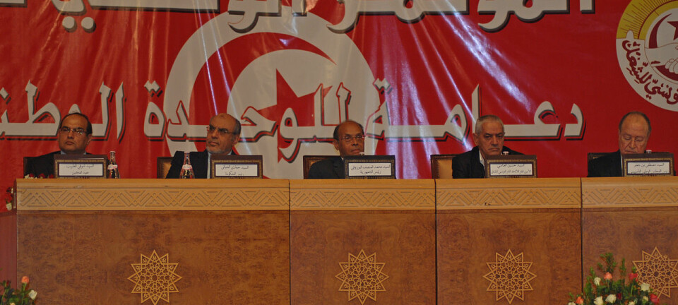 Bildet viser dialogmøte i Tunisia i 2012. - Årets nobelprisvinner gir et eksempel på en nasjonal dialogprosess som ser ut til å ha bidratt til å hindre en potensiell borgerkrig i Tunisia, sier seniorforsker Pernille Rieker. (Foto: Magharebia, Creative Commons CC BY 2.0)